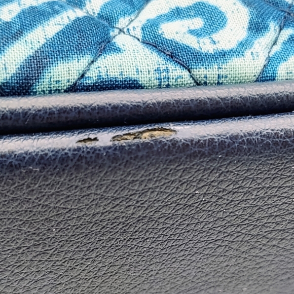 Vera Bradley Commuter Tote, Cuban Tiles with Matching Wristlet Wallet - Picture 8 of 13